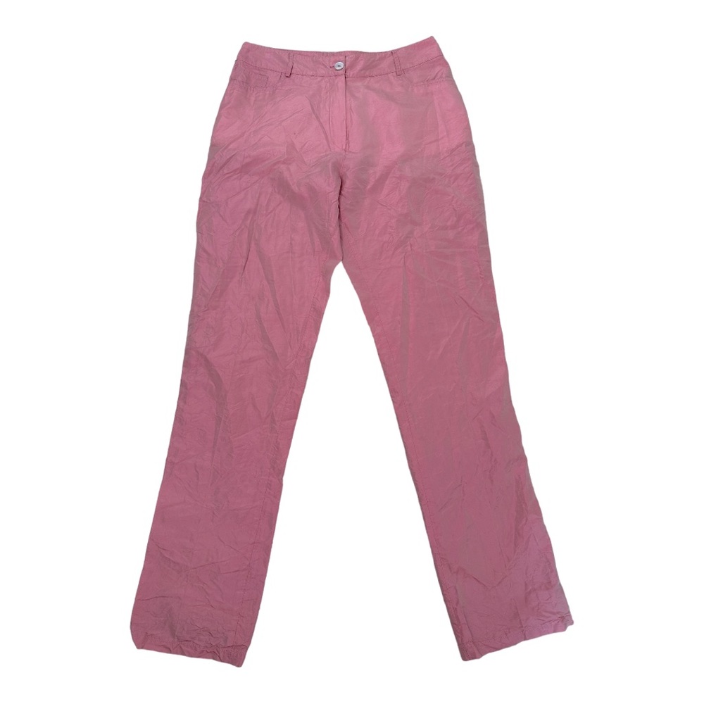 Averardo Bessi 100% silk vintage pink pants size 46